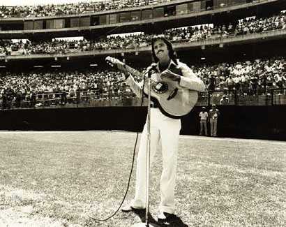 Joe Sharino National Anthem Performance at the Oakland A's Game 1981